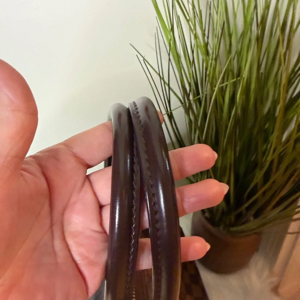 Louis Vuitton Dark Brown Checkered Satchel - Picture 5 of 7